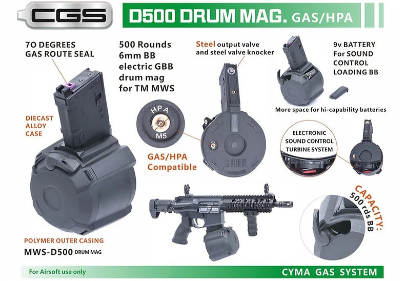 T8 CGS �ǥ奢�륽�����ɥ��ޥ����� MAGPUL ������ �ޥ륤 MWS �б�