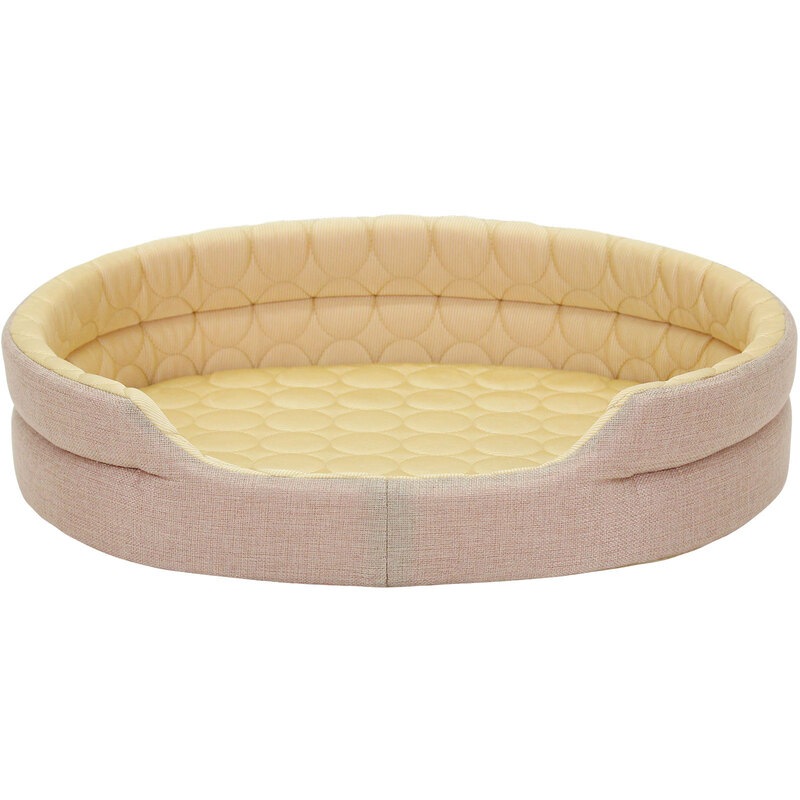 ペットベッド ひんやり 犬 猫 ベッド ペット マット 夏 犬用 カドラー ネコ 冷感 オシャレ ねこ エリッセ Mサイズ