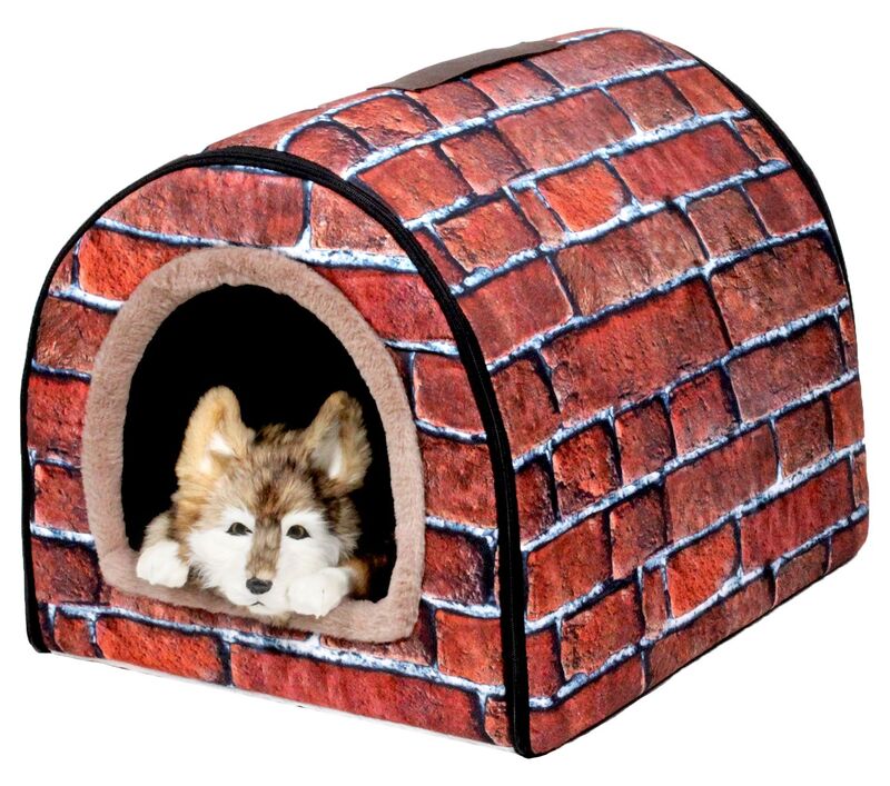 【訳あり】 ドーム型 ペットハウス 室内 犬小屋 ベッド 犬 猫 ドームハウス Lサイズ