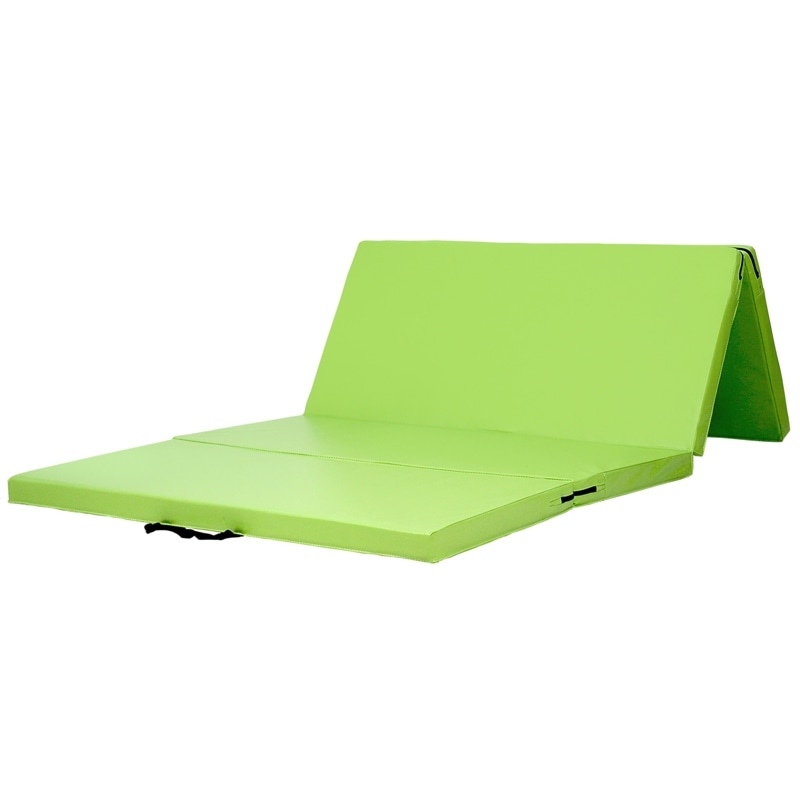 体操 マット 折りたたみ ストレッチマット エクササイズ トレーニング 鉄棒 跳び箱 リングフィット 運動 子供 プレイマット ヨガマット スポーツマット 防音 家庭用 180×100×5cm (4段折りたたみタイプ)