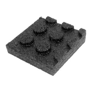 ゴムチップマット ジム マット トレーニング 筋トレ 重量器具 フロアマット 厚さ25mm サンプル|ゴムマット|トレーニング