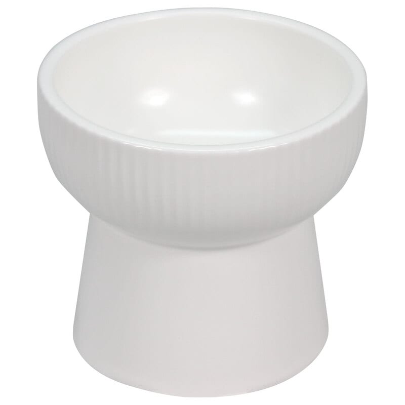 えさ皿 猫 えさ 皿 犬 食器 フードボウル 餌入れ お皿 ごはん皿 食べやすい 餌皿 エサ皿 猫用 犬用 エサ入れ 陶器 ストライプ