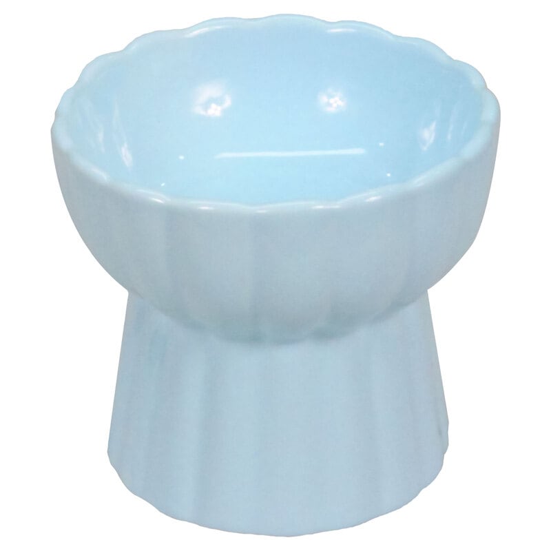 えさ皿 猫 えさ 皿 犬 食器 フードボウル 餌入れ お皿 ごはん皿 食べやすい 餌皿 エサ皿 猫用 犬用 エサ入れ 陶器 フラワー型