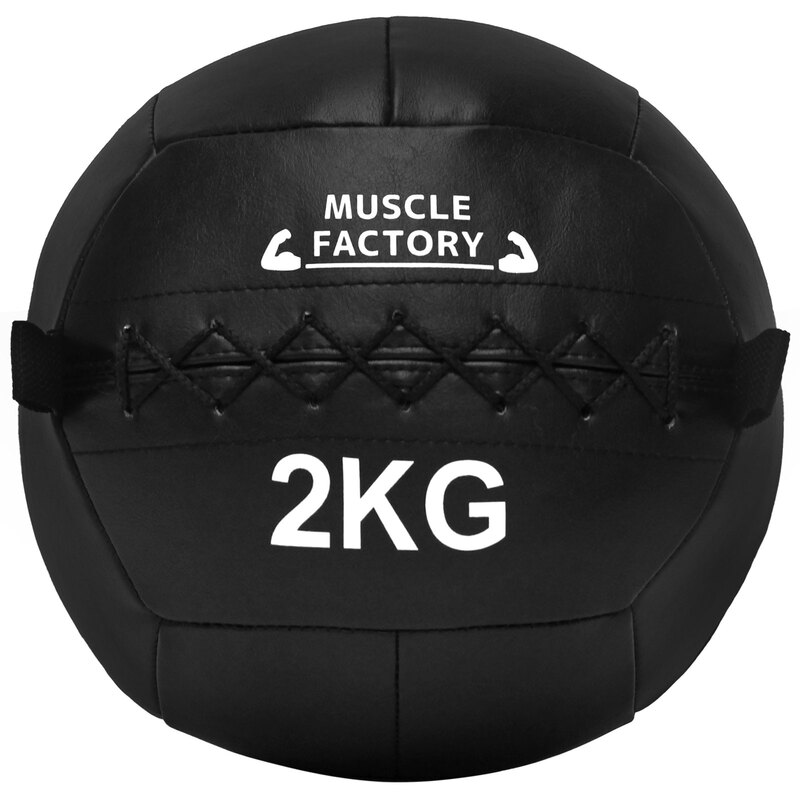 メディシンボール 2kg ソフト ウォールボール 体幹 トレーニング 筋トレ ボール 陸上 球技 フィットネス 筋トレ器具 MUSCLE FACTORY