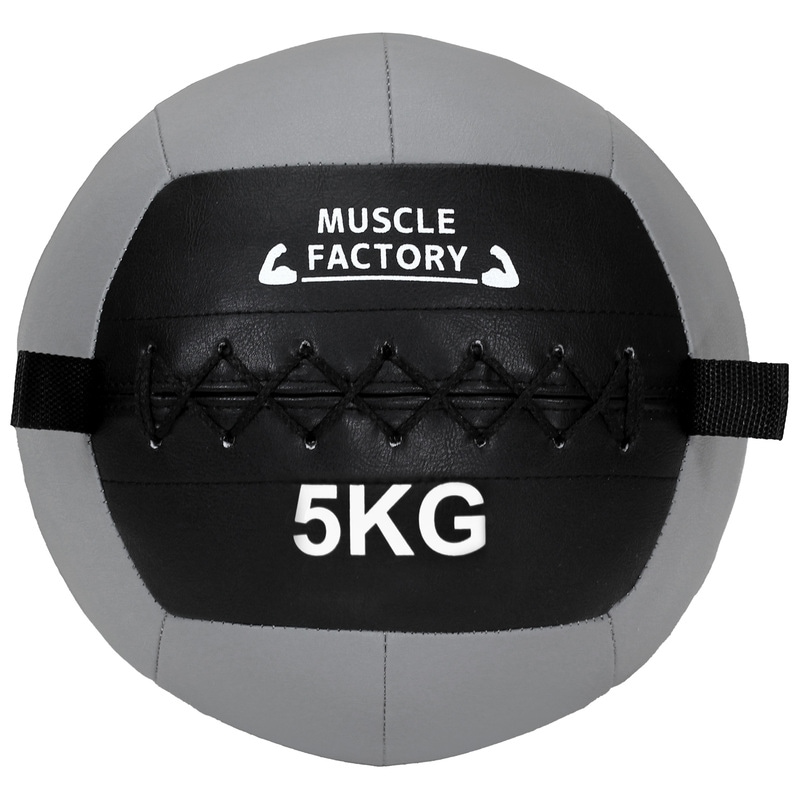 メディシンボール 5kg ソフト ウォールボール 体幹 トレーニング 筋トレ ボール 陸上 球技 フィットネス 筋トレ器具 MUSCLE FACTORY