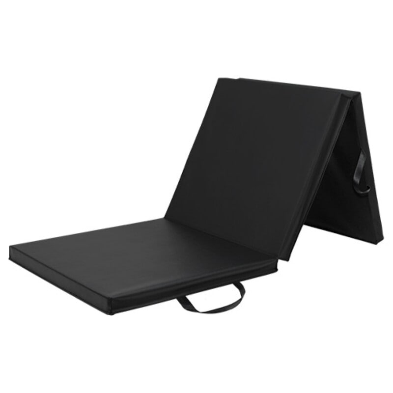 【訳あり】 体操 マット 折りたたみ ストレッチ エクササイズ 筋トレ 子供 プレイマット 跳び箱 ヨガ スポーツマット ごろ寝マット 厚手 軽量  厚さ4CM 180X60CM AMZモデル