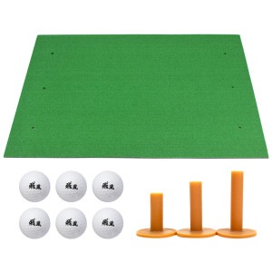 本格派 ゴルフマット ゴルフ 練習用 マット 大型 人工芝 プロ 家庭用 室内 屋外 TPR 100×150cm 練習用ゴルフボール ゴムティー Cセット|ショットマット|ゴルフ