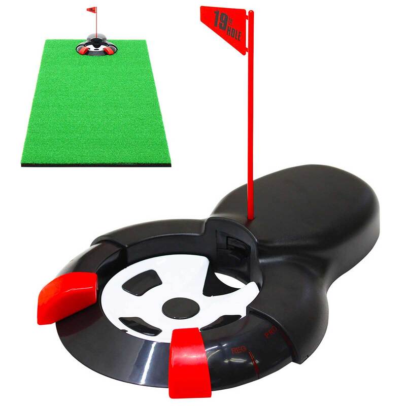 パターカップ 自動返球 ゴルフ カップ パッティング 練習 電動 自動 ターゲットカップ オートリターン パター練習マット用カップ