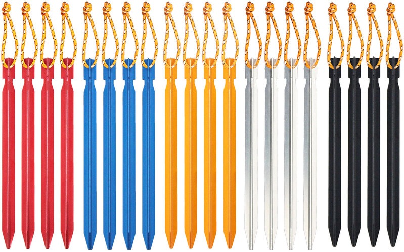 値下げ　金属製テントペグ 50本セット 約20cm Amazon | Soomloom スチール ソリッド テント ペグ テーク