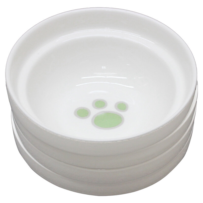 【訳あり】 えさ皿 猫 犬 食器 えさ 皿 餌入れ フードボウル ペット 猫用 犬用 ご飯皿 お皿 水飲み 食器台 食べやすい 傾斜 陶器 お皿のみ 4枚セット