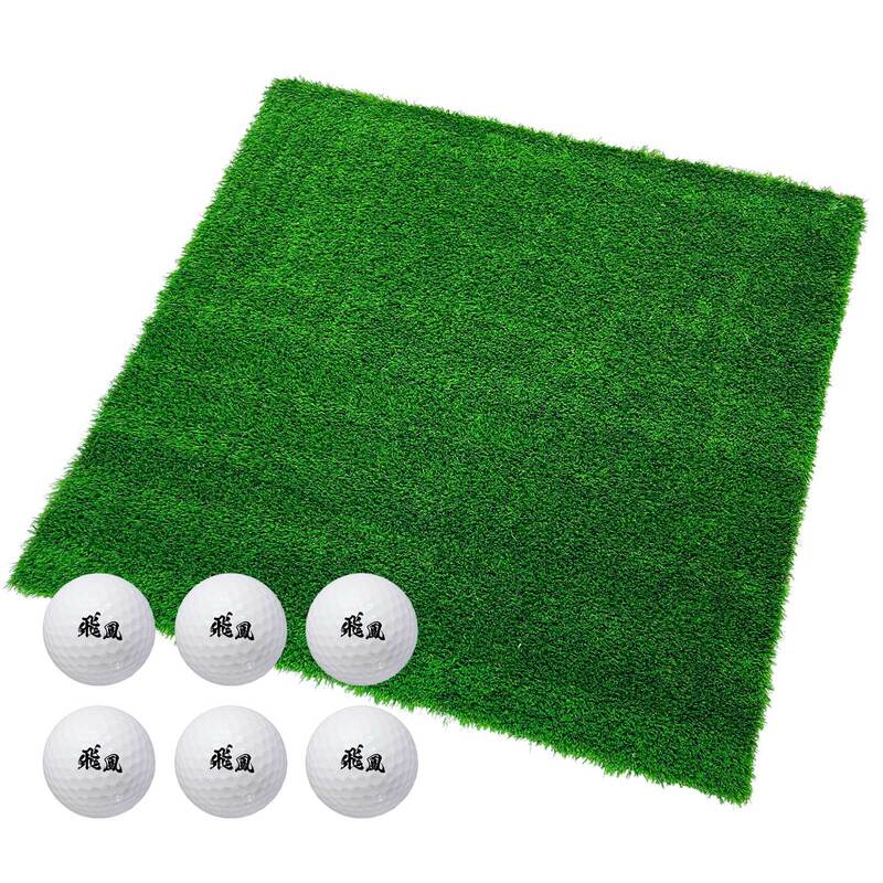 ゴルフマット 45mm ラフ芝 ゴルフ 練習 マット 120×120cm アイアン 