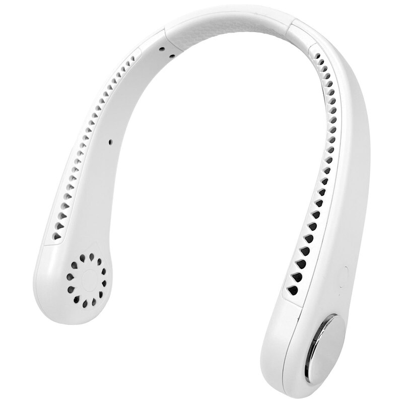 首掛け扇風機 羽なし 軽量 冷却 ひんやり 夏 熱中症対策 暑さ対策 首 肩掛け 扇風機 ネックファン ネッククーラー スポーツ 充電式 通勤 通学 アウトドア 簡単操作 2000mAh フリーサイズ