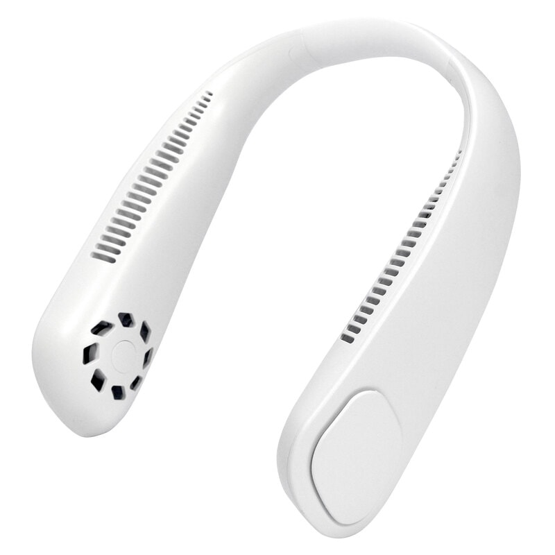 首掛け扇風機 羽なし 軽量 冷却 ひんやり 夏 熱中症対策 暑さ対策 首