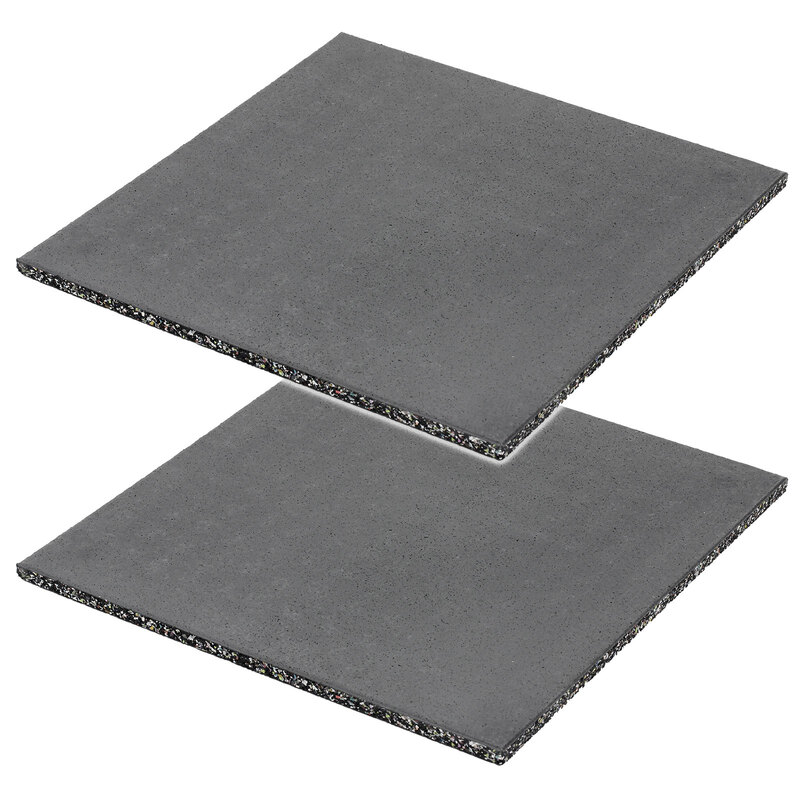 ゴム フロアマット ジムマット 20mm トレーニング マット 防音 防振 衝撃吸収 筋トレ ジム ラバーマット 床 防傷 プロ仕様 50×50cm 高質カラータイプ 2枚セット