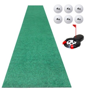 パターマット 3m ゴルフ パター 練習 マット 室内 静音 ゴルフマット ベント 芝 パッティング パター練習 パット練習 絨毯 カーペット 300×30cm Jシリーズ ゴルフボール 自動返球パタ