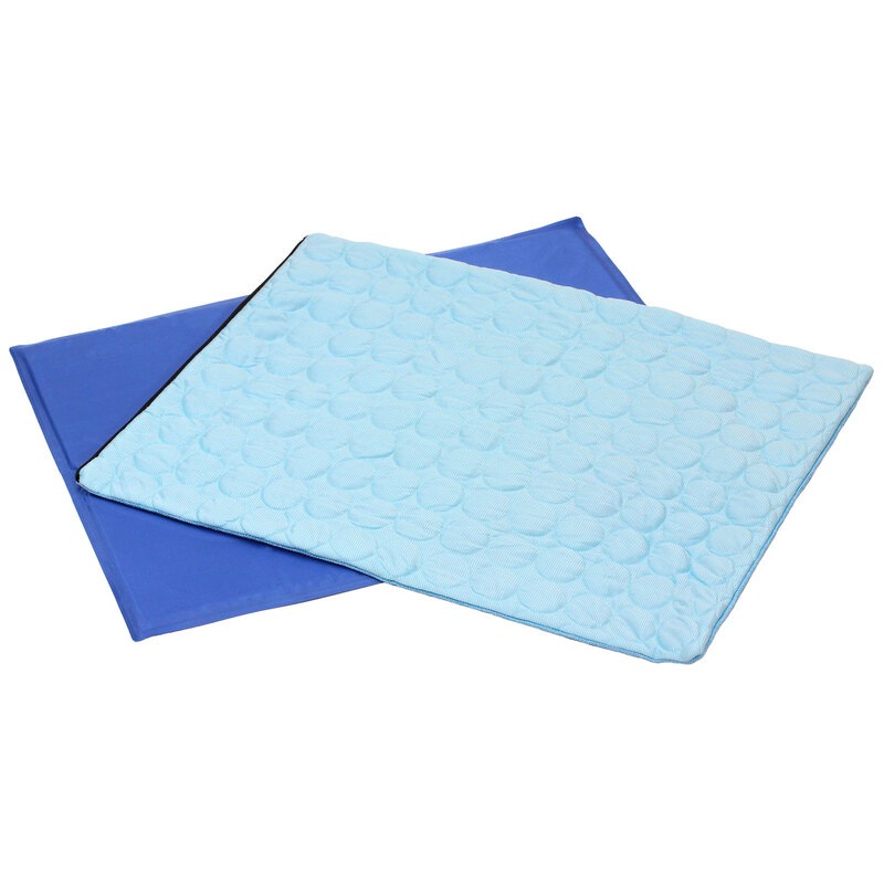 犬 ベッド 夏 冷却 ジェルマット カバー セット ペットベッド ひんやり マット 猫 接触冷感 暑さ対策 敷物 2WAY 洗えるマット Lサイズ