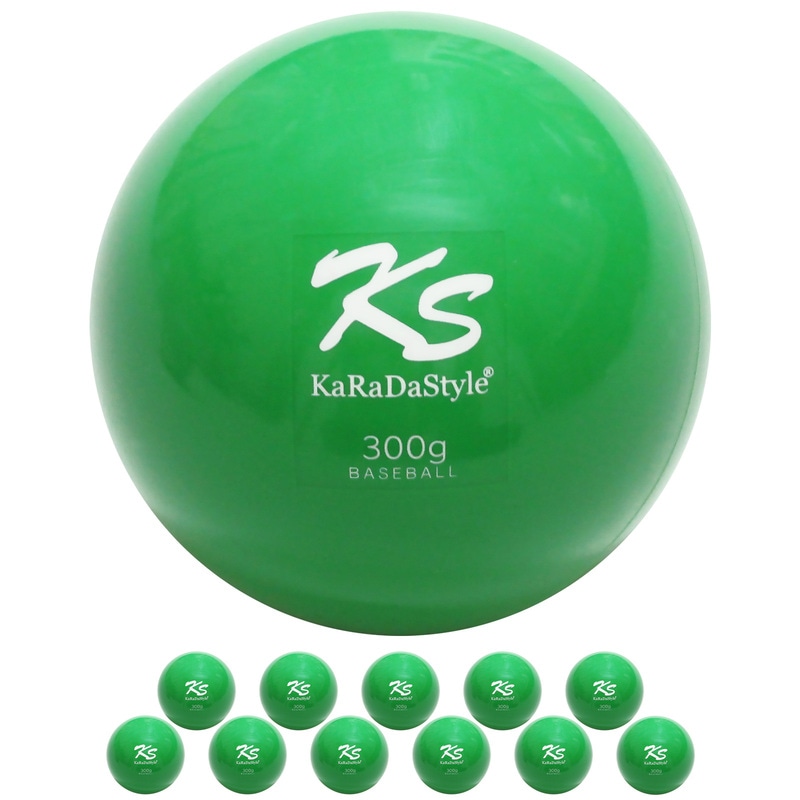 野球 トレーニング ボール ウエイトボール  球速アップ 練習 プアボール サンドボール 重い ボール ソフトボール 300g (12個セット)