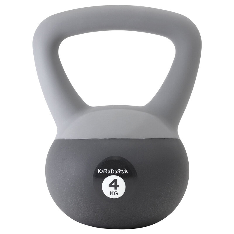 ケトルベル ソフトタイプ 4kg ワイドハンドル 握りやすいグリップ トレーニング ソフトケトルベル 器具 ウエイト 体幹 持久力 筋肉 筋トレ バランス エクササイズ 自宅 ジム ソフト やわらか素材 防傷 PVC