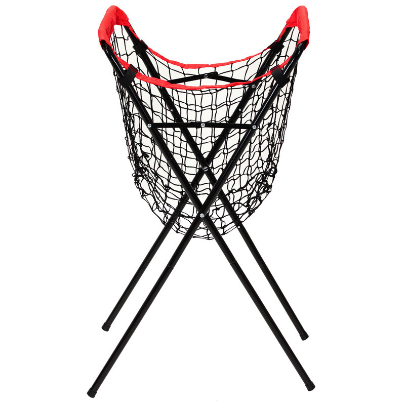 野球 ボールかご 80球 コンパクト ボール収集 折りたたみ 軽量 収納 持ち運び ボール カゴ 硬式 軟式 テニス サッカー 球技 屋外 室内 スチール製 耐荷重12kg