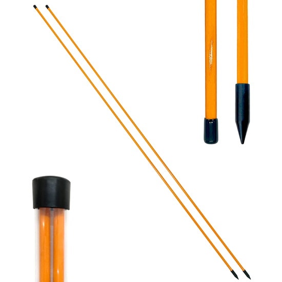 【型落ち】 アライメントスティック ゴルフ 練習 ゴルフ練習用品 ターゲットライン ゴルフコンパス アドレスポジション セットアップ スイング 素振り ライ角 トレーニング キャップ golf 120cm ケース付き 2本セット 【在庫限り】
