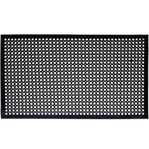 滑り止めマット 屋外 90×150cm 単品 玄関 すべり止め 傾斜付き 転倒防止 ラバー ゴム ドアマット 段差 浴槽 介護 施設 歩行 雪道 ゴルフ場 病院 学校 店舗 通路 廊下 ベランダ スロ