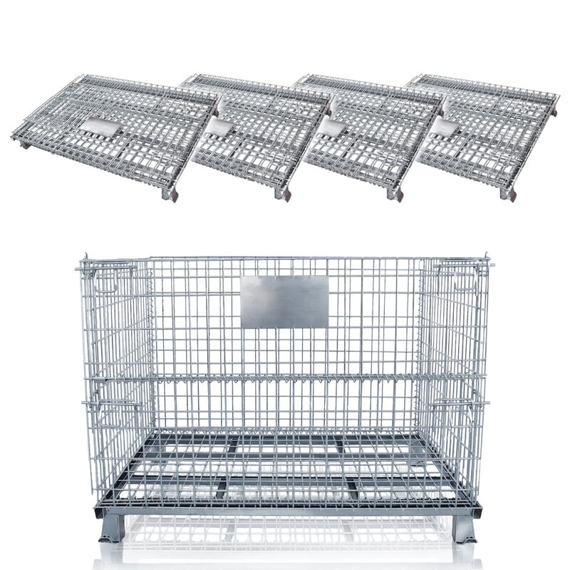 メッシュパレット 幅1200×奥行1000×高さ900mm 耐荷重1000kg 大型 網