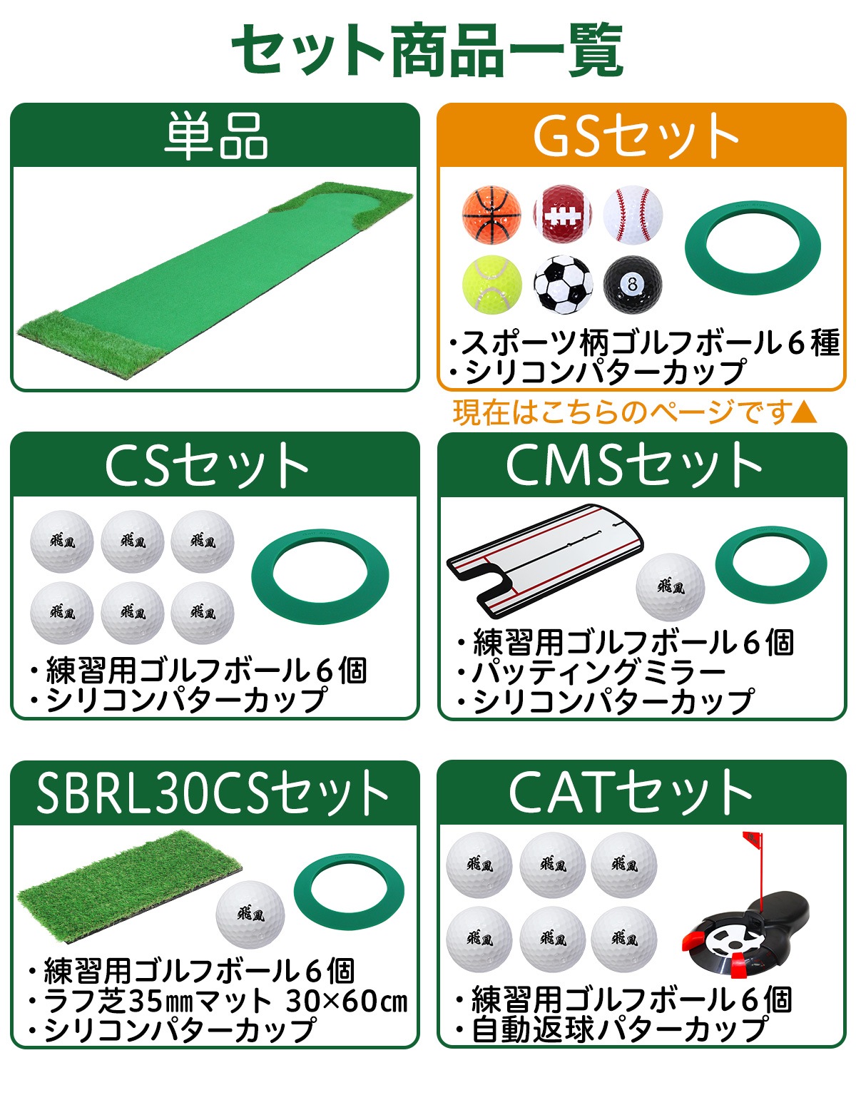 パターマット 3m ゴルフ パター 練習 マット ゴルフマット パッティング パター練習 ラフ 大型 厚手 室内 屋外 アプローチ 練習用 人工芝 SBR 本格派 300×75cm Ωシリーズ ゴルフボール パターカップ付き GSセット