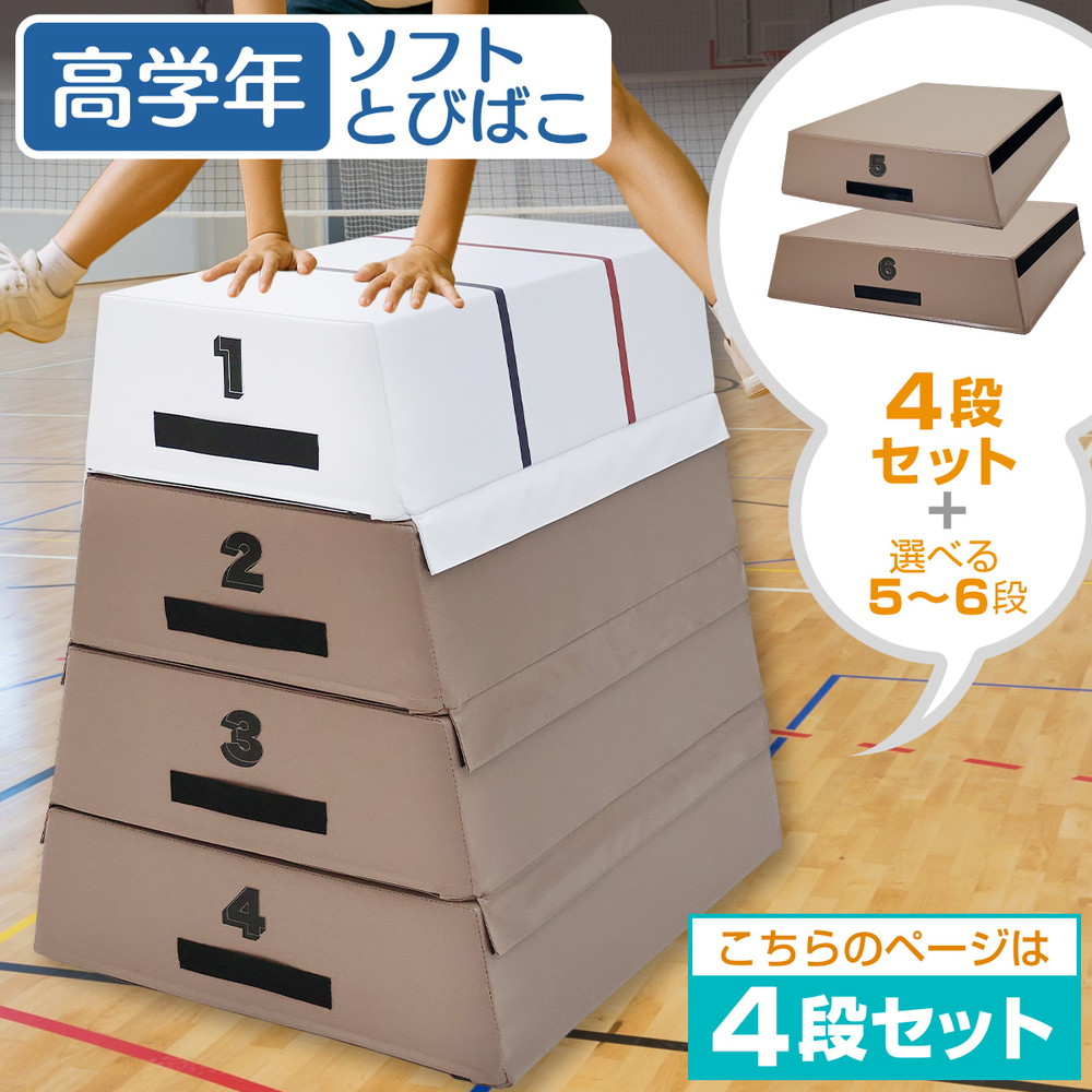 跳び箱 高さ80cm 4段セット 室内 子供 高学年向け ソフト 飛び箱 とび箱 ジョイント式 小学生 指導ライン 高重量 運動 自宅 子ども 室内 家庭用 跳び箱 室内 子供 高学年向け ソフト 飛び箱 とび箱 ジョイント式