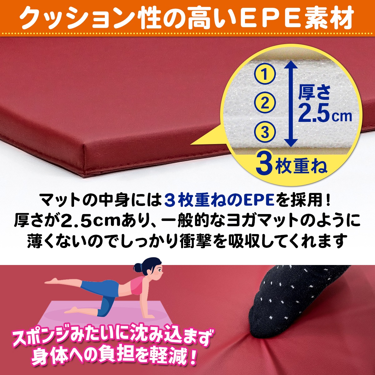 鉄棒 マット 体操 マット 折りたたみ コンパクト 軽量 ストレッチ 