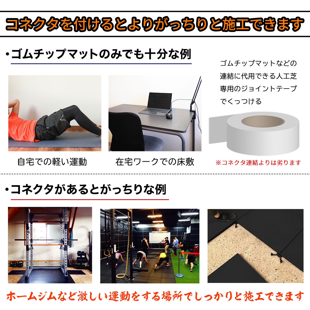 ゴムチップマット ジム マット トレーニング 筋トレ 重量器具 フロアマット 厚さ25mm サンプル