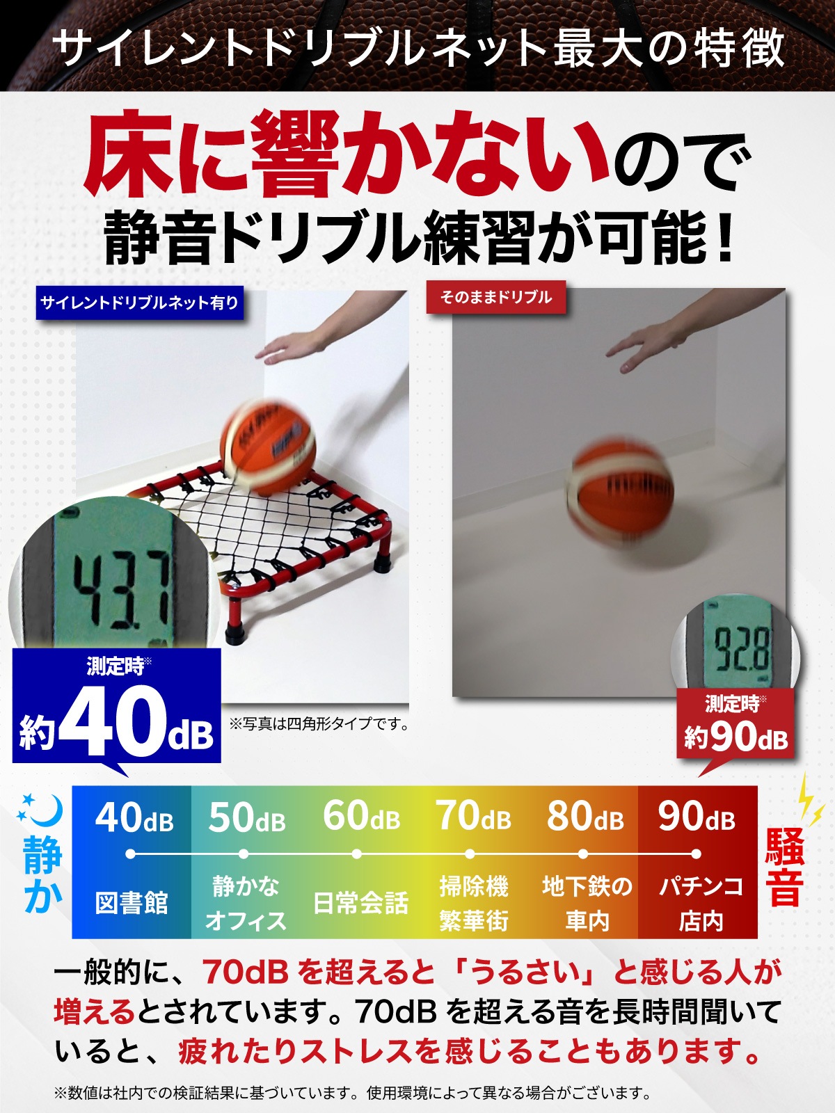 ドリブル 練習 バスケ ドリブルネット 室内 屋内 マンション