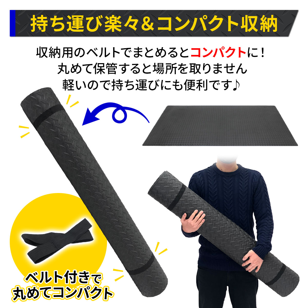 【訳あり】 トレーニング フロアマット ベンチマット ヨガマット 筋トレ 体操 マット 防音 防振 運動マット エクササイズ フィットネス 鉄棒 衝撃吸収 ジムマット ゴルフマット 屋内 屋外 大型 EVA素材 200×100cm