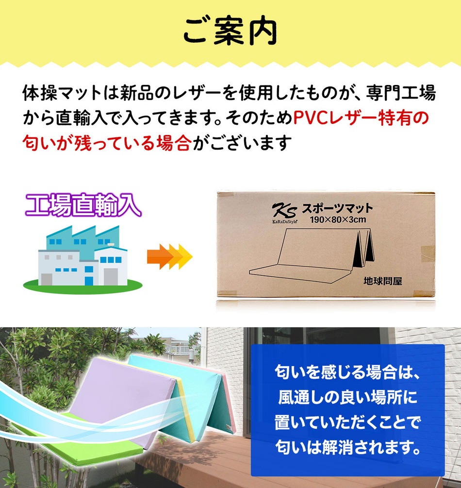 【訳あり】 体操 マット 折りたたみ リングフィット 運動 プレイマット キッズ 子供 ヨガマット 鉄棒 防音 スポーツマット 家庭用 エクササイズ yoga mat ストレッチマット 190×80×3cm