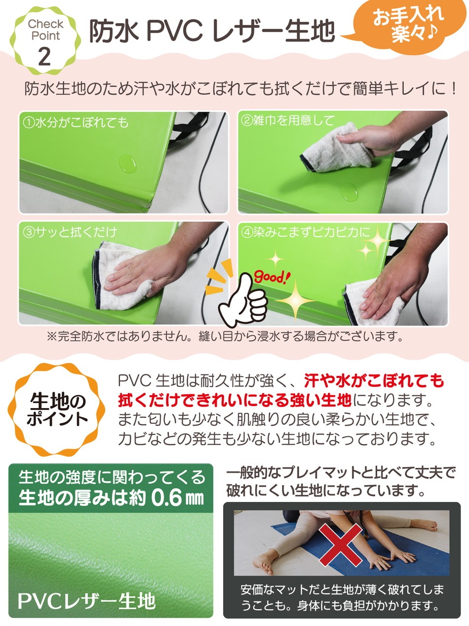 【訳あり】 体操 マット 折りたたみ リングフィット 運動 プレイマット キッズ 子供 ヨガマット 鉄棒 防音 スポーツマット 家庭用 エクササイズ yoga mat ストレッチマット 190×80×3cm