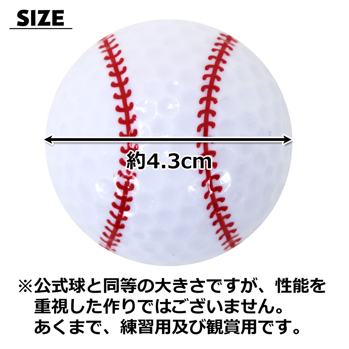スポーツゴルフボール 練習用 観賞用 プリント球6柄セット