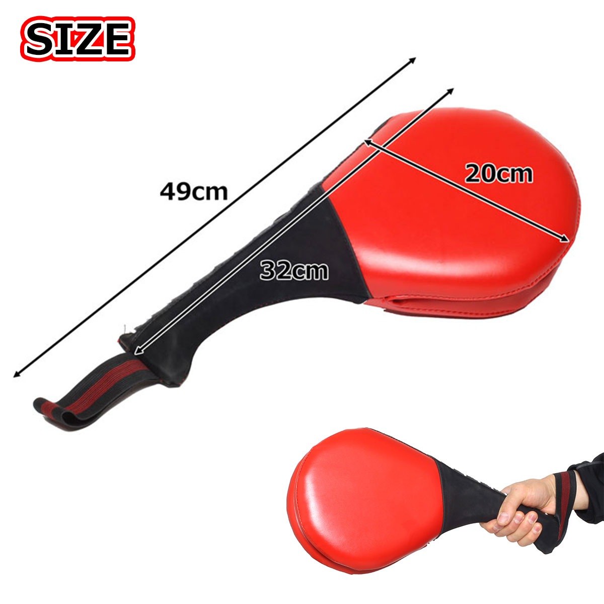 ハンドミットダブル キックミット テコンドー 空手 ムエタイ ハイキック 2個セット