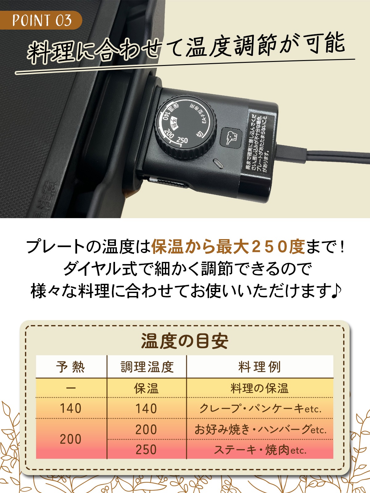 【送料無料】 ホットプレート 深型 母の日 結婚祝い 《 象印 STAN. 》 おしゃれ キッチン家電 電気 温度 プレゼント 誕生 人気 焼肉 鍋 ビビンバ 餃子 パエリア レシピブック付き ブラック EA-FA10-BA