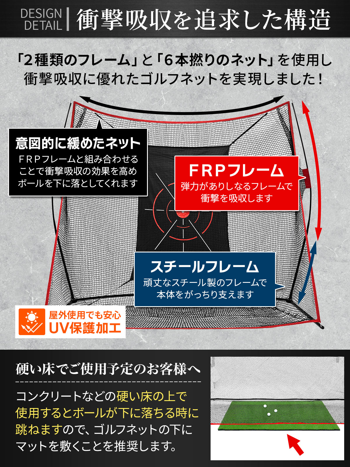 ゴルフネット 練習用 ネット 折りたたみ 持ち運び 大型 屋外 室内 簡単