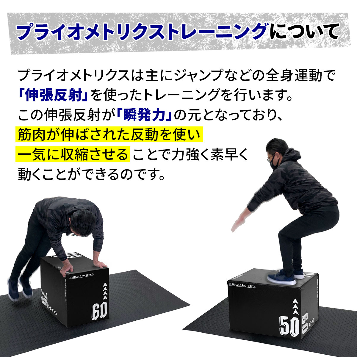 プライオボックス 30cm 3in1 ジャンプボックス 跳び箱 昇降台617-