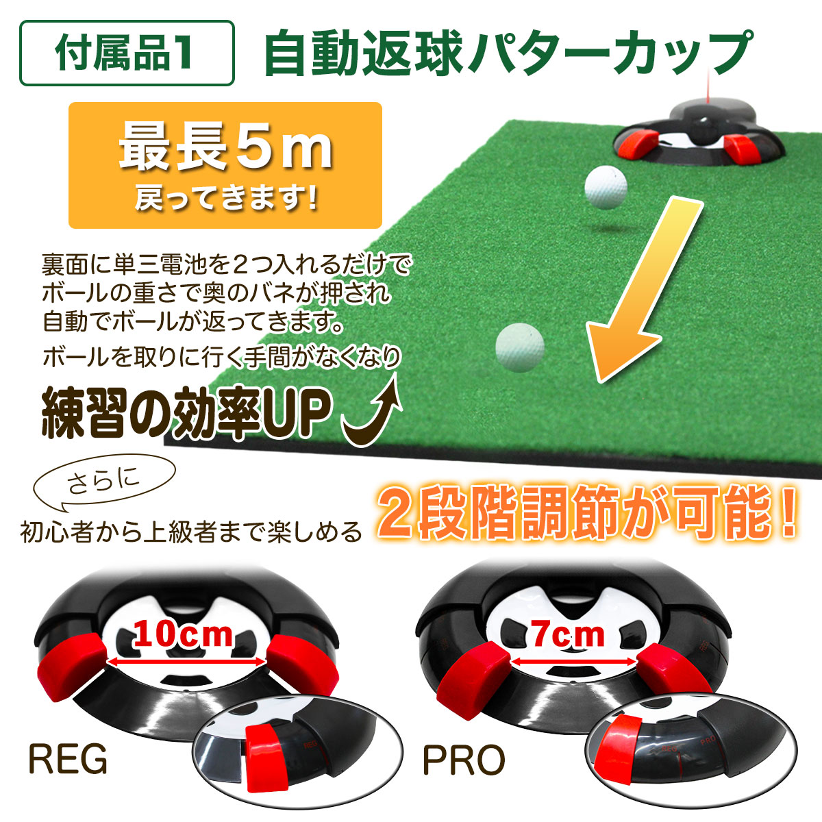 パターマット 3m ゴルフ パター 練習 マット ゴルフマット