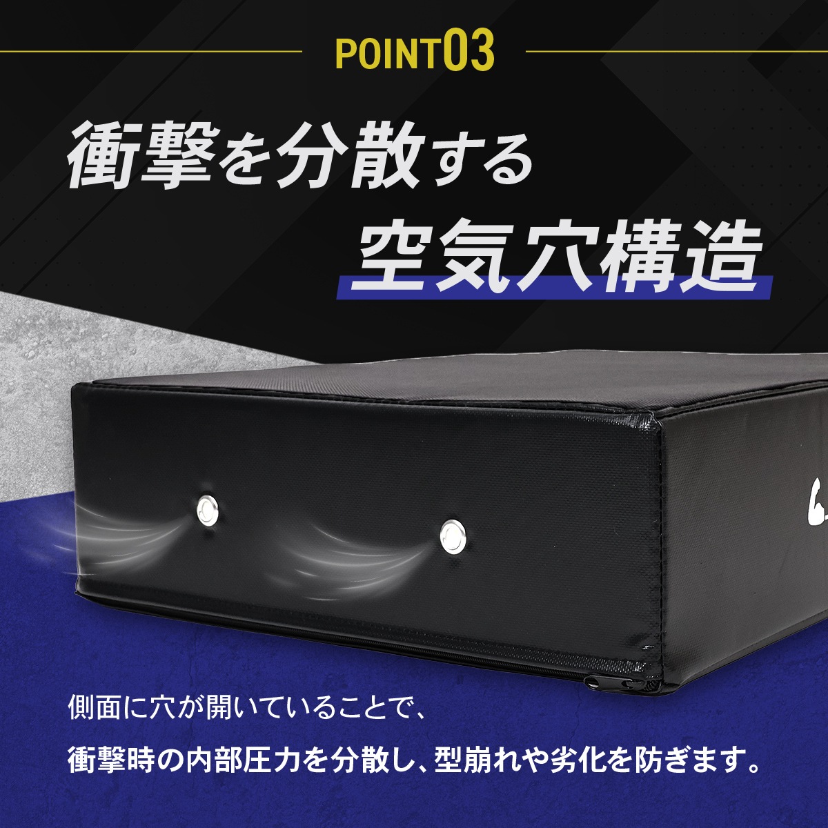 ドロップマット 50×70cm 厚さ15cm ダンベルマット バーベル 防音 衝撃