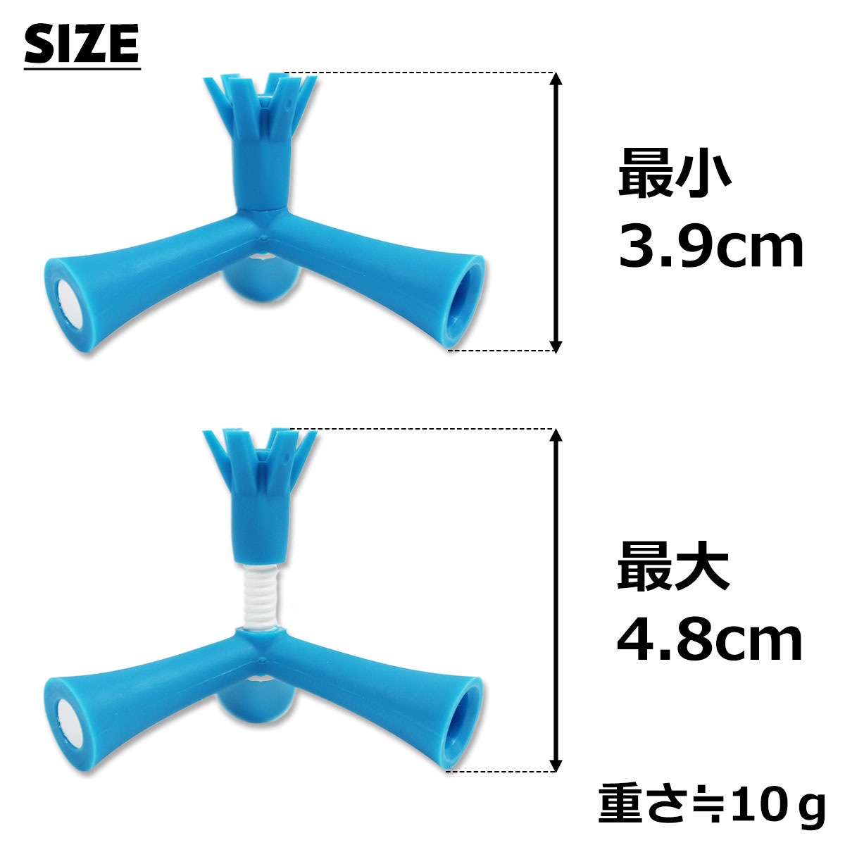 ゴルフティー マグネット ティー 三角錐 高さ調節可能
