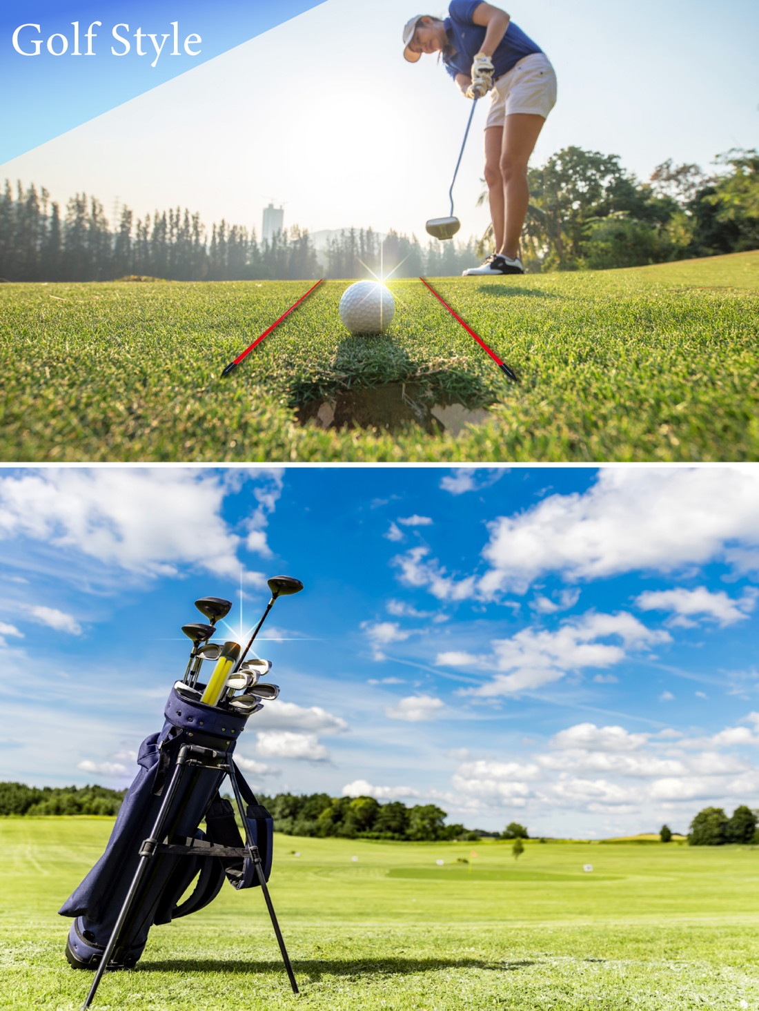 ゴルフ　練習用具 4本セット　スイング　グリップ　素振り　アライメント ゴルフ 練習用具 4本セット スイング グリップ 素振り