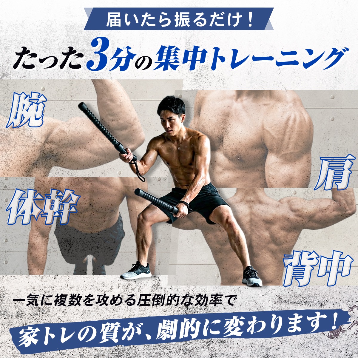 バトルロープ ロープレス コードレス トレーニング 筋トレ 極太