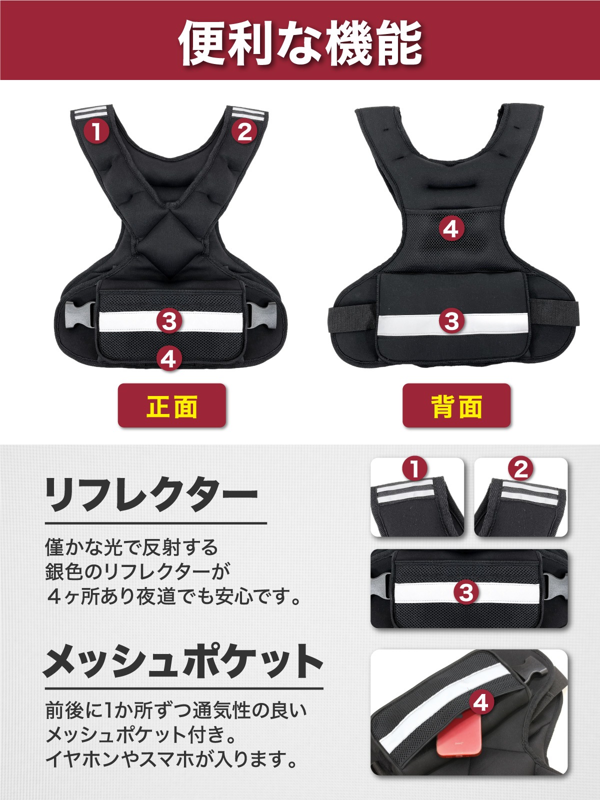 フィットネス重り負荷ジャケット株式会社錦10kgパワージャケット