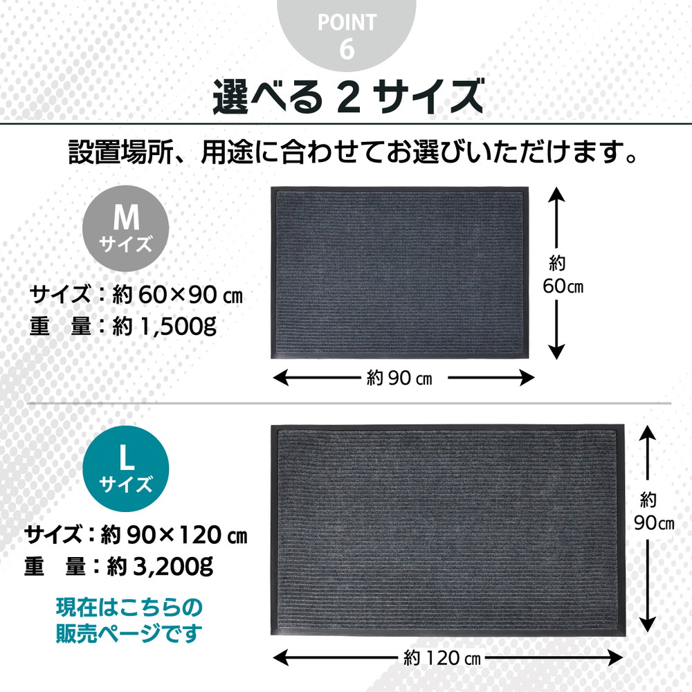 玄関マット 大判 90×120cm 泥落としマット 業務用 家庭用 薄型 滑り止め 水洗いOK ドアに干渉しにくい おしゃれ 屋外 屋内 エントランスマット