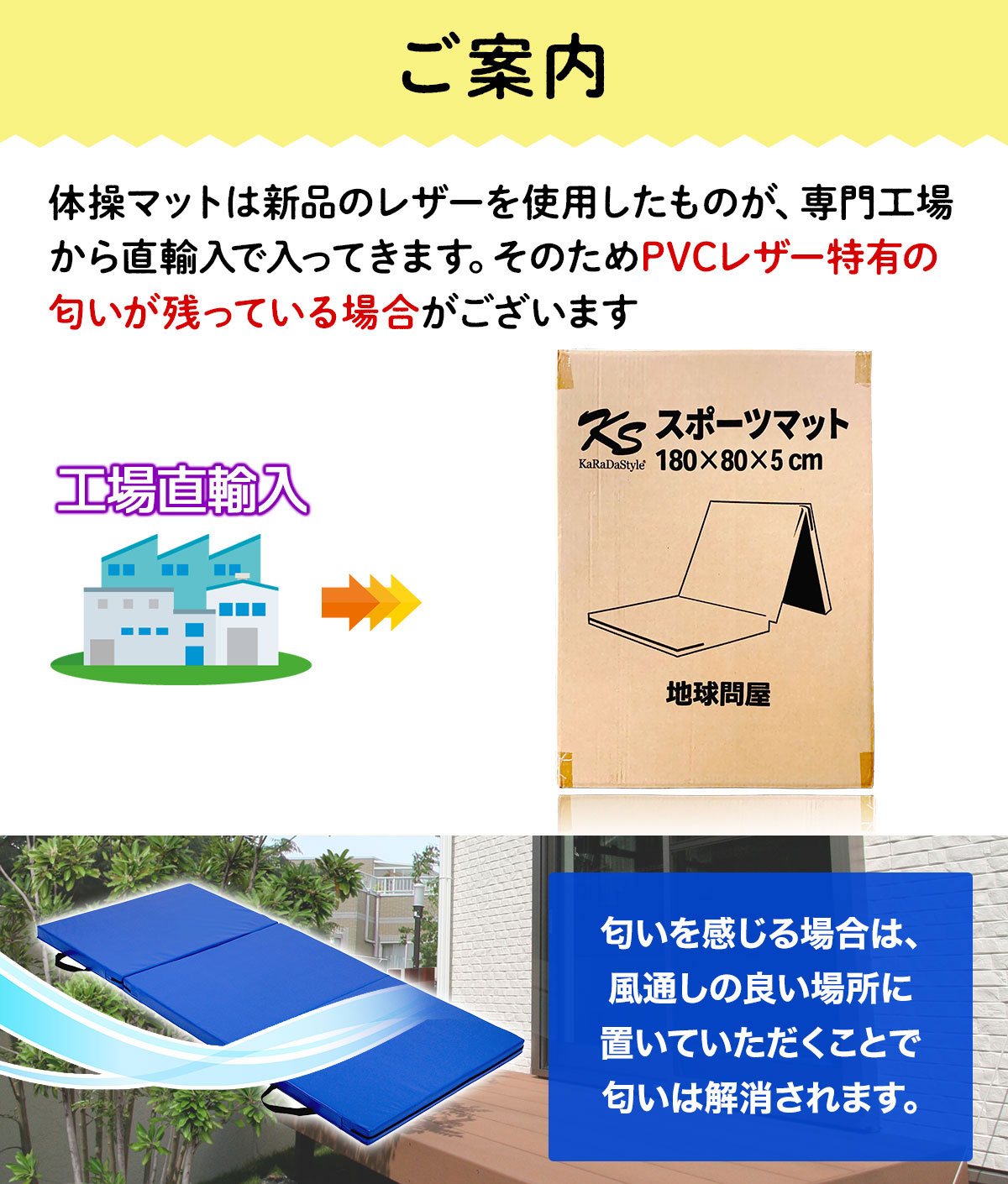 【訳あり】 体操 マット 折りたたみ リングフィット ストレッチ エクササイズ トレーニング 鉄棒 運動 子供 プレイマット ヨガマット スポーツマット 防音 家庭用 180×80×5cm