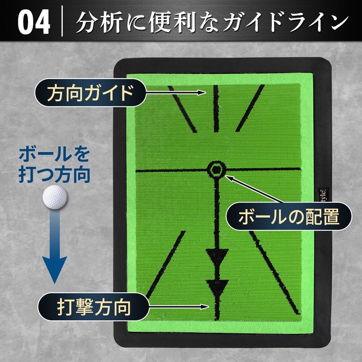 ディボットプロマット ゴルフマット ゴルフ 練習 マット 跡が