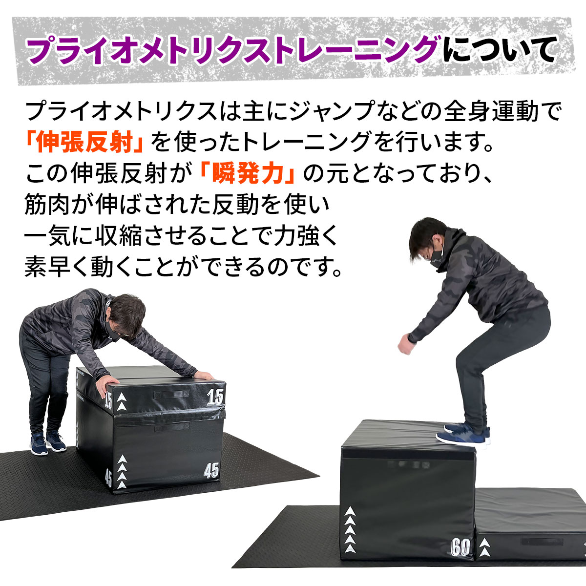 型落ち】 ジョイント式 プライオボックス ソフト プライオメトリクス