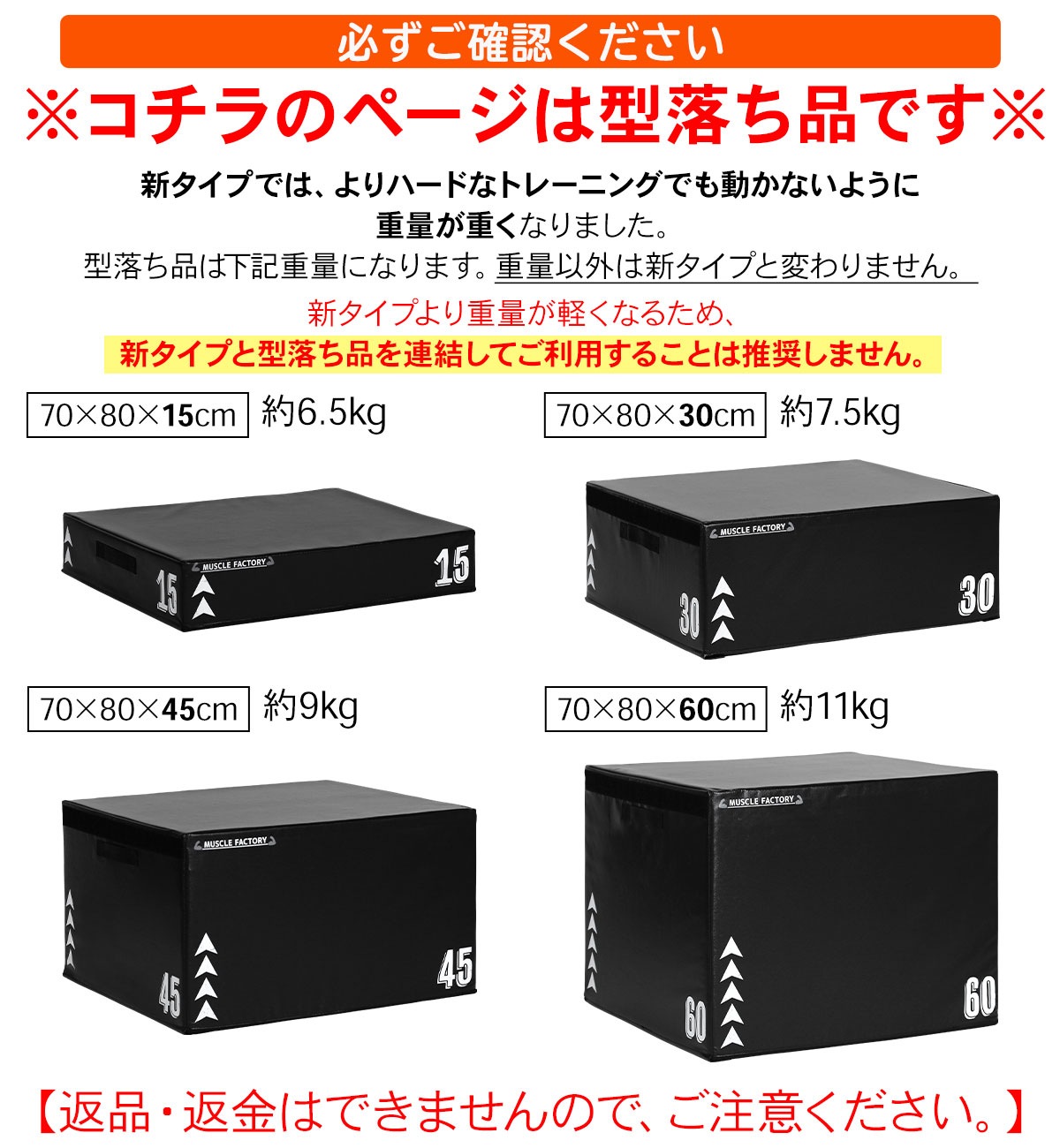 型落ち】 ジョイント式 プライオボックス ソフト プライオメトリクス
